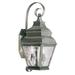 2 Light Outdoor Wall Lantern in Farmhouse Style 8 inches Wide By 21.5 inches High-Vintage Pewter Finish Bailey Street Home 218-Bel-1119718