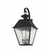 4 Light Outdoor Wall Lantern in Coastal Style 15 inches Wide By 27.5 inches High-Black Finish Bailey Street Home 218-Bel-1119420