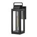 1 Light Small Outdoor Wall Lantern in Traditional-Coastal Style 5.5 inches Wide By 16.25 inches High-Black Finish-Incandescent Lamping Type Bailey