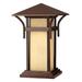 1 Light Large Outdoor Low Voltage Pier Mount Lantern in Craftsman-Coastal Style 11 inches Wide By 17 inches High-Anchor Bronze Finish-Integrated Led