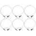 Wall Hanging Picture Adjustable Wire Kit Tool Coat Hanger Hooks 12 Sets Track for Pictures