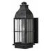 1 Light Small Outdoor Wall Lantern in Traditional Style 4.75 inches Wide By 12.5 inches High-Greystone Finish-Led Lamping Type Bailey Street Home