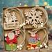 Christmas Wooden Crafts Pendants Decorative Props Label Pendants Home Ornaments Home Ornaments Wooden Hanging Pendants
