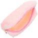 Plush Pencil Case Large Capacity Pouch High Cute Makeup Carry Bag Student Pink Flannel