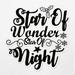 Vinyl Stickers Decals Of Star Night Christmas - Waterproof - Apply On Any Smooth Surfaces Indoor Outdoor Bumper Tumbler Wall Laptop Phone Skateboard Cup Glasses Car Helmet Mug DANDVER3f8637aBL070223