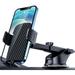 Phone Holder for Car [Military-Grade Suction] Phone Stand for Car Phone Holder Mount [Super Stable] Automobile Cell Phone Holder Car Mount for iPhone Universal Car Dashboard Mount Fit All Smartphone