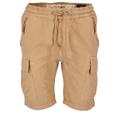 Alpha Industries Ripstop Jogger Shorts Herren sand, Gr. L, Baumwolle