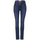 Street One Casual Fit indigo Jeans Damen mid random wash, Gr. 29-30, Baumwolle, Weiblich Denim Hosen