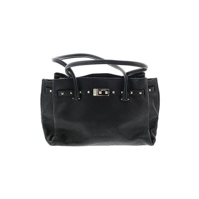 MICHAEL Michael Kors Leather Shoulder Bag: Black Solid Bags