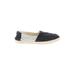 TOMS Flats: Black Print Shoes - Women's Size 8 1/2 - Almond Toe