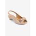 Extra Wide Width Women's The Reagan Slingback by Comfortview in Beige (Size 10 WW)