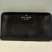 Kate Spade Bags | Kate Spade Black Full Size Zip Around Wallet Excellent Condition!! | Color: Black | Size: Os