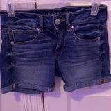 American Eagle Outfitters Shorts | Denim Shorts | Color: Purple/Black | Size: 2