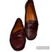 Coach Shoes | Coach Leather Penny Loafer Driving Shoe In Wine, Size 8. | Color: Purple | Size: 8