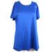 Nike Tops | Nike Dri-Fit Top Womens Sz M Knit Athletic T-Shirt Running Workout Gym Stretch | Color: Blue | Size: M