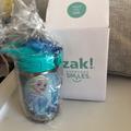 Disney Dining | Nib Zak Designs Frozen 15.5 Stainless Steel Water Bottle Flip Up | Color: Blue/Silver | Size: Os