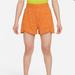 Nike Bottoms | Nike Girls Dri-Fit Breezy High Waisted Training Shorts | Color: Orange | Size: Mg