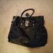 Michael Kors Bags | Gorgeous Michael Kors Black Saffiano Leather 12"X16" Hamilton North South Tote. | Color: Black | Size: Os