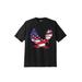 Men's Big & Tall Americana Screen Tee by Liberty Blues in Eagle Flag (Size 9XL)