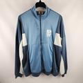 Disney Jackets & Coats | Disney Parks Walt Disney World Full Zip Track Jacket Spirit Jersey Size Xl Nwt | Color: Blue/White | Size: Xl