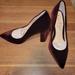 Jessica Simpson Shoes | Burgundy Chunky Heels Jessica Simpson Women Size 10 | Color: Red | Size: 10