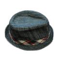 Levi's Accessories | Levi's Denim Plaid Fedora Hat | Color: Blue/Red | Size: S