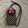 Kate Spade Bags | Kate Spade X Disney Minnie Mouse Ears Mini Cell Phone Bag Purse Crossbody | Color: Black | Size: Os