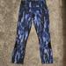 Lululemon Athletica Pants & Jumpsuits | #197 Lululemon Pace Rival Crop Leggings Painted Animal Black Blue 2 B5 | Color: Black/Blue | Size: 2