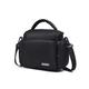 AFGRAPHIC Camera Bag Black Waterproof Shoulder Bag Padded Crossbody Bag for Canon RF-S 10-18mm f/4.5-6.3 is STM Lens with Canon EOS R, R3, RP Camera