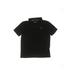Under Armour Short Sleeve Polo Shirt: Black Print Tops - Kids Boy's Size X-Large