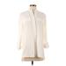 Anne Klein Long Sleeve Blouse: Ivory Tops - Women's Size Small
