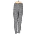 American Eagle Outfitters Casual Pants - Mid/Reg Rise Straight Leg Boyfriend: Gray Bottoms - Women's Size 4