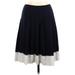 Tommy Hilfiger Casual Skirt: Blue Solid Bottoms - Women's Size 10