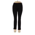 Express Jeggings - High Rise: Black Bottoms - Women's Size 10 Tall - Dark Wash