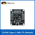 CH348 Type-C Technologie USB-TTL CH348Q 8 voies multicanal Port série 6 000 Technologie de carte