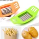 Coupe-frites de pommes de terre en acier inoxydable coupe-légumes carré équipement de coupe outil