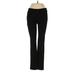 Ann Taylor Casual Pants - Low Rise Boot Cut Boot Cut: Black Bottoms - Women's Size 0 Petite