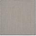 Nourison Ivory/Charcoal Courtyard Area Rug 5' x Square - Nourison 99446162304