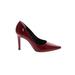 Gianni Bini Heels: Pumps Stilleto Cocktail Party Burgundy Print Shoes - Women's Size 6 - Pointed Toe