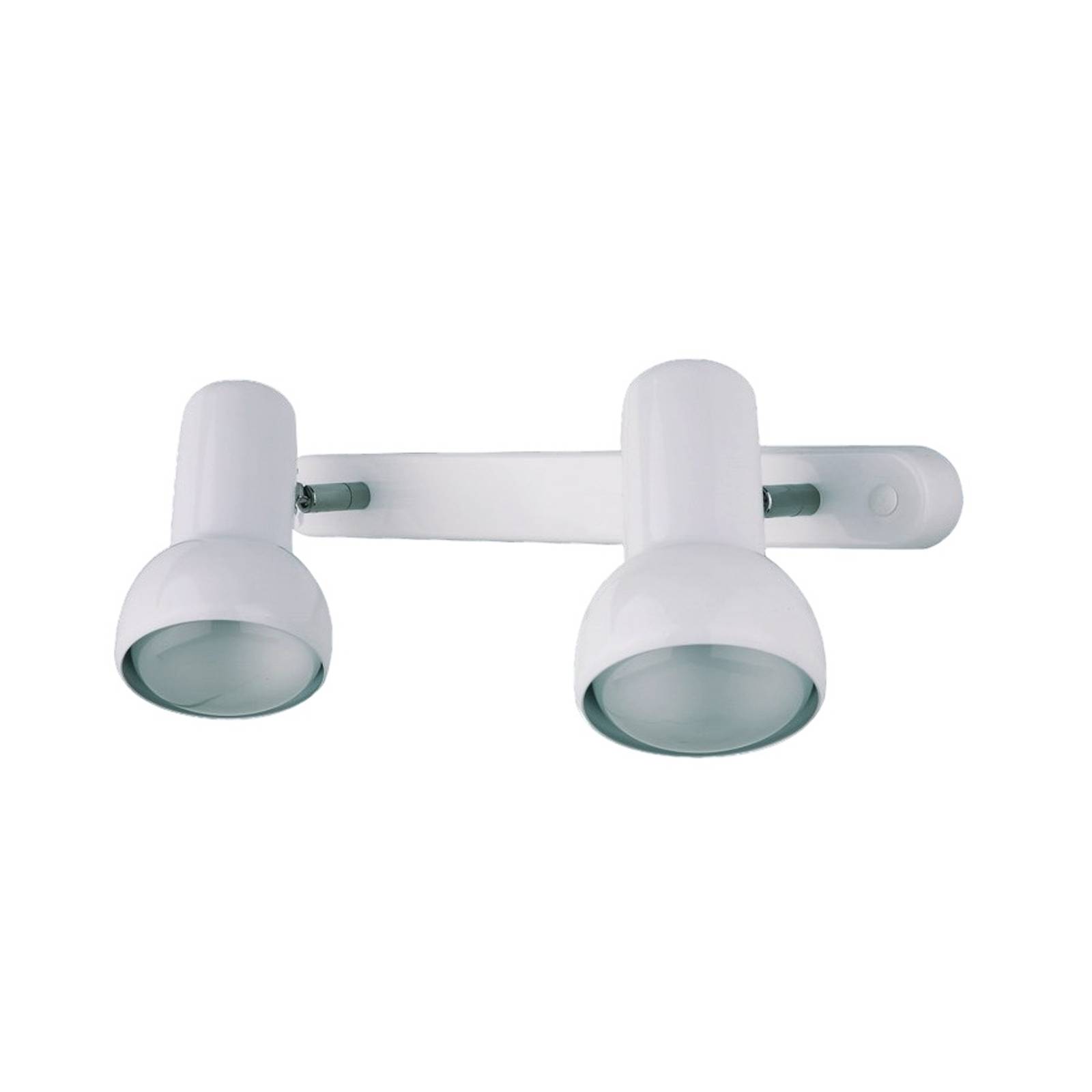 Busch Wandlampe EIFEL, dimmbar, weiß / opal, für Wohn- / Esszimmer, Metall, Modern, Wandleuchte, Wandlampe Innen