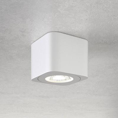 Fabas Luce LED Deckenlampe Palmi, weiß / opal, für Wohn- / Esszimmer, Metall, Modern, LED Deckenleuchte