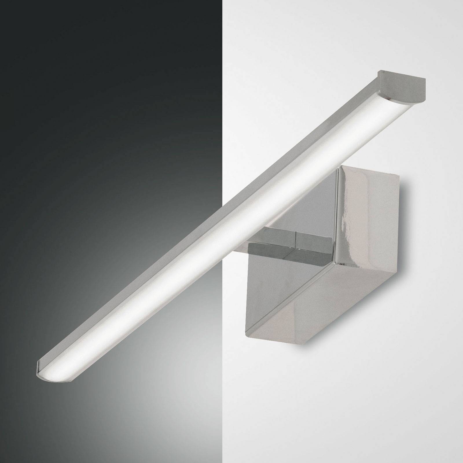 Fabas Luce LED Bilderleuchte Nala, chrom / silber, für Wohn- / Esszimmer, Metall, Modern, LED Wandleuchte, Wandlampe Innen