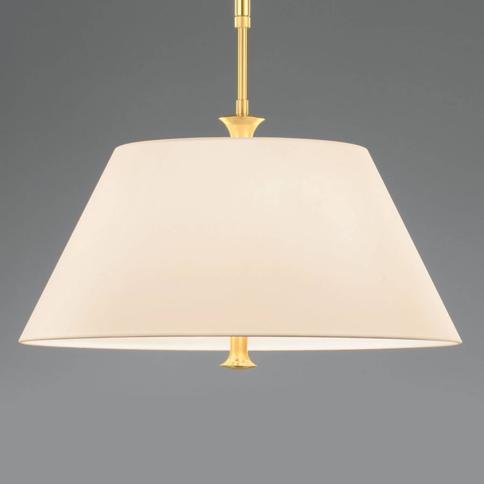 Hufnagel Hängelampe Royce, dimmbar, messing / gold, für Wohn- / Esszimmer, Messing, Modern, Pendelleuchte