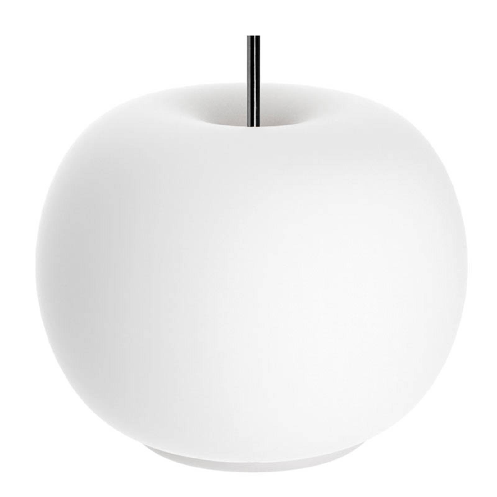 kdln Design Tischlampe KUSHI, weiß / opal, für Wohn- / Esszimmer, Glas, Design, Tischlampe