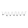 Paulmann Plug & Shine LEDLichterkette Globe 7x0,2W 94165, dimmbar, schwarz, Kunststoff, Modern