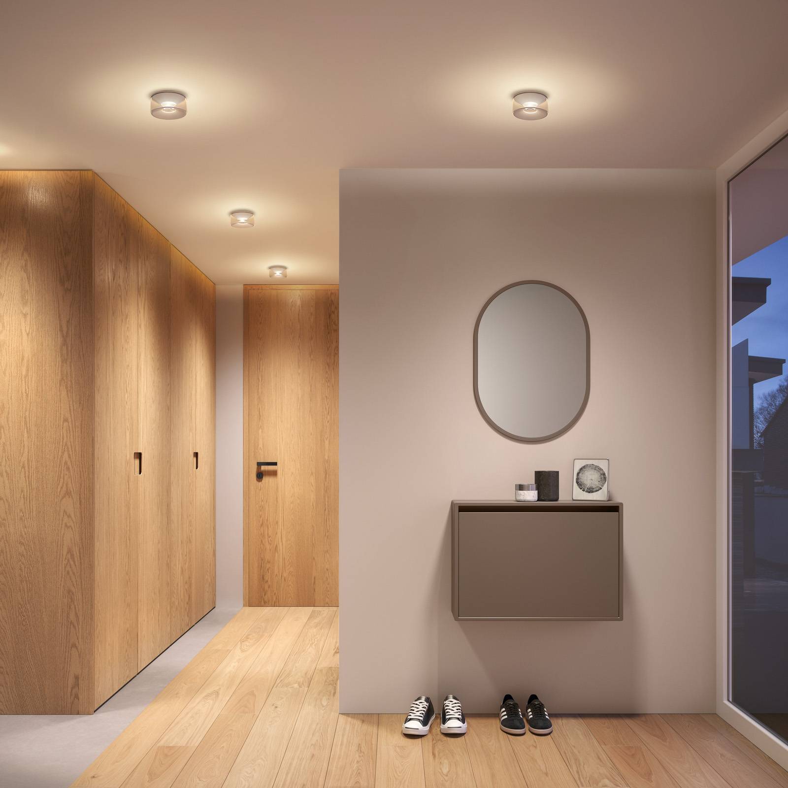 Ribag LED Deckenlampe Vior, dimmbar, weiß / opal, für Wohn- / Esszimmer, Aluminium, Modern, LED Deckenleuchte