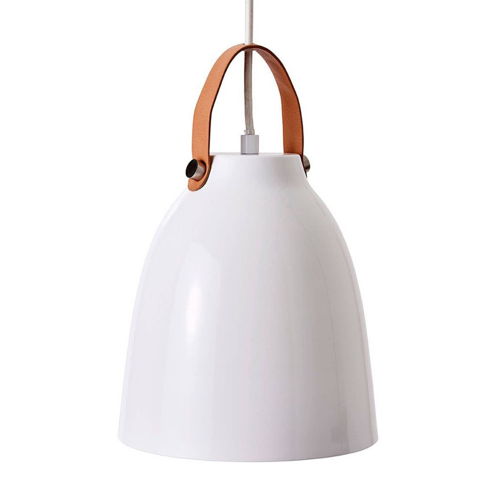 Dyberg Larsen Hängelampe Copenhagen, dimmbar, weiß / opal, für Wohn- / Esszimmer, Metall, Skandinavisch, Pendelleuchte