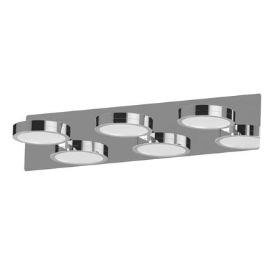 LIGHTME Wandlampe Aqua, chrom / silber, für Badezimmer, Aluminium, Modern, Wandleuchte, Wandlampe Bad Image