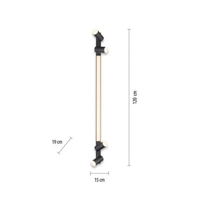 LED-Deckenlampe PURE Lines, 120 cm, anthrazit, Fernbedienung Image