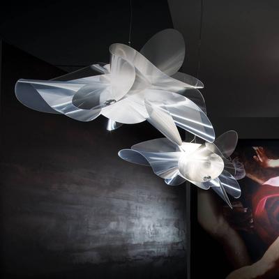 Slamp Design Hängelampe Étoile, dimmbar, klar / transparent, für Wohn- / Esszimmer, Kunststoff, Design, Pendelleuchte Image